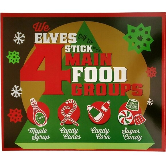 New Buddy Elf Christmas 12 Days Of Socks Calendar Holiday Movie Gag Novelty Gift - Picture 7 of 7